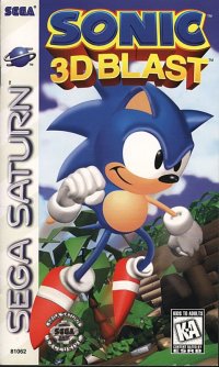 Sonic 3D Blast Sega Saturn US box art